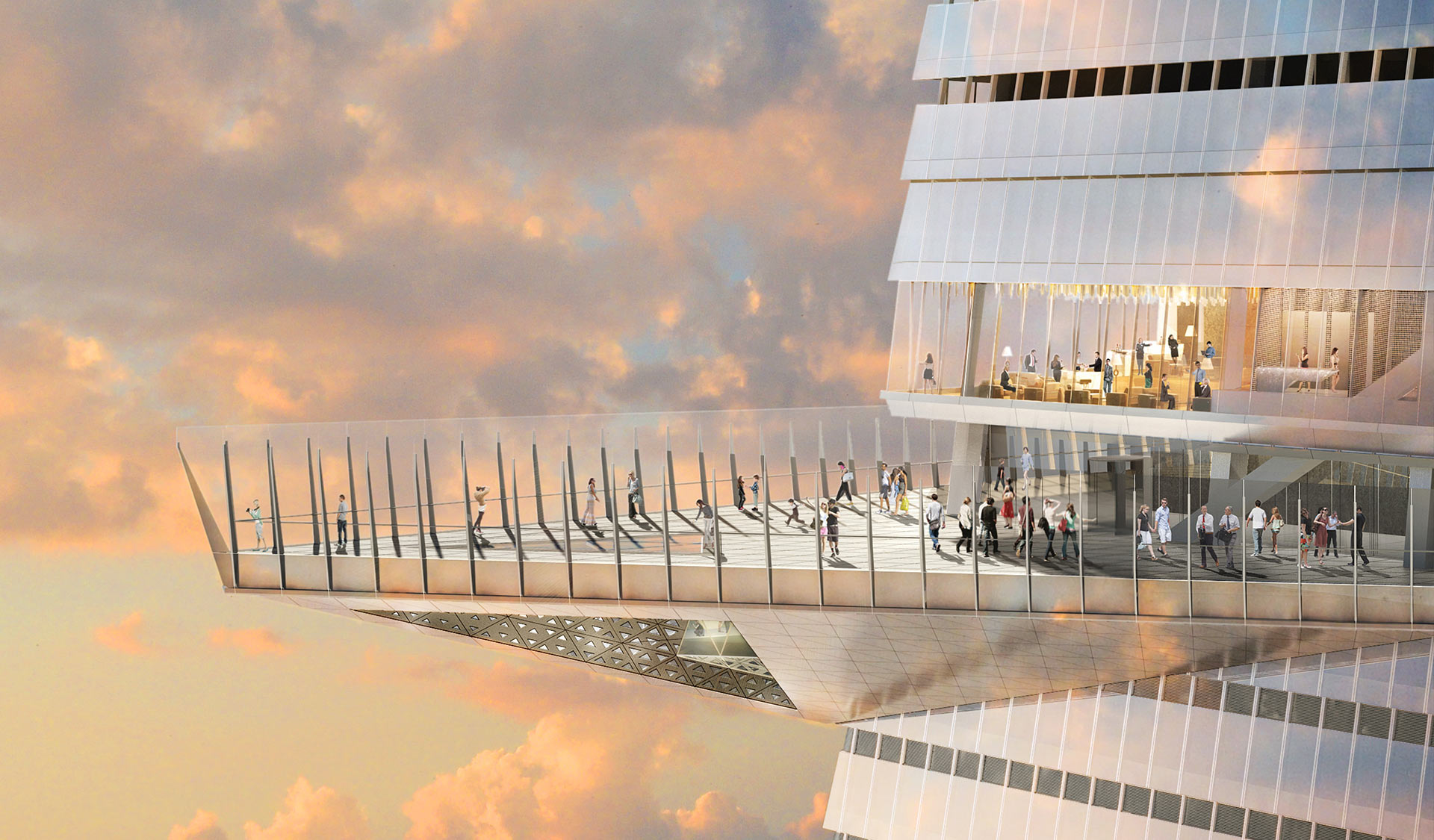 Living on the Edge in NYC: The Highest Outdoor Observation Deck in the  Western Hemisphere Reopens – ADF Web Magazine – Architecture×Art×Design  Information News, on the edge 